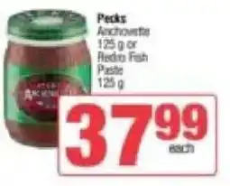 KwikSpar Pecks Anchovette or Redro Fish Paste offer