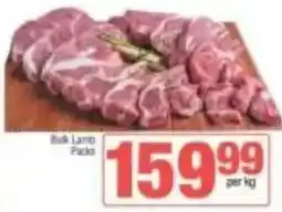KwikSpar Bulk Lamb Packs offer