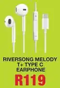 MRP Riversong Melody T + Type C Earphone offer