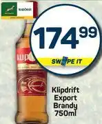 Pick n Pay Klipdrift Export Brandy-750ml offer