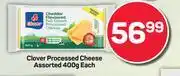 Pick n Pay Clover Processed Cheese Assorted-400g Each offer
