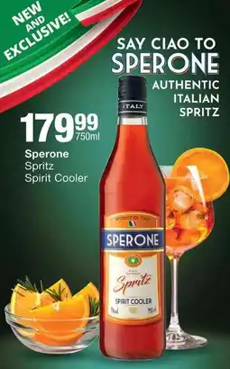 Checkers Sperone Spritz Spirit Cooler offer