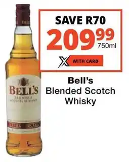 Checkers Bell's Blended Scotch Whisky offer