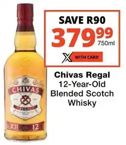 Checkers Chivas Regal 12-Year-Old Blended Scotch Whisky offer