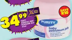 Shoprite Purity essentials baby petroleum jelly offer