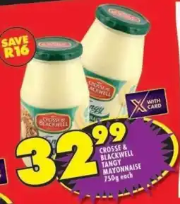Shoprite Crosse & blackwell tangy mayonnaise offer