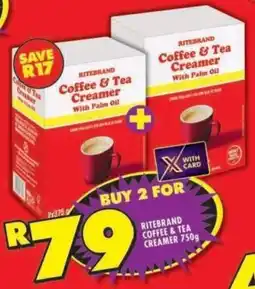 Shoprite Ritebrand coffee & tea creamer offer