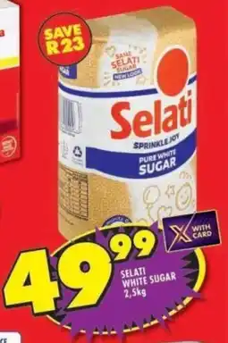 Shoprite Selati white sugar offer