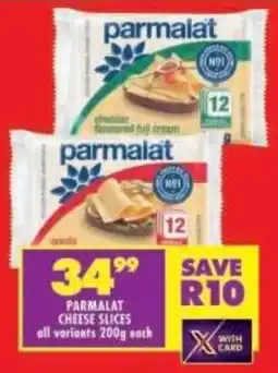 Shoprite Parmalat cheese slices all variants offer
