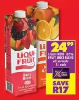 Shoprite Liqui fruit 100% fruit juice blend all variants offer