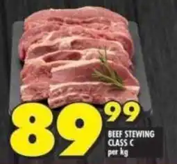 Shoprite Beef stewing class c offer