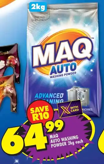 Shoprite Maq auto washing powder offer