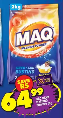 Shoprite Maq hand washing powder offer