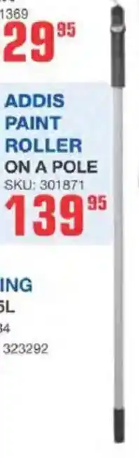 Cashbuild Addis paint roller on a pole offer