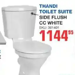 Cashbuild Thandi toilet suite side flush offer