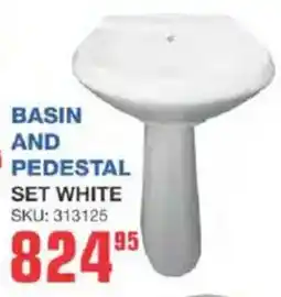 Cashbuild Basin and pedestal offer