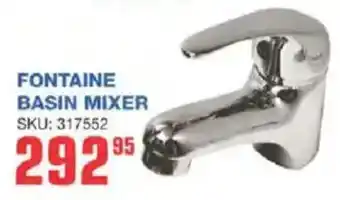 Cashbuild Fontaine basin mixer offer