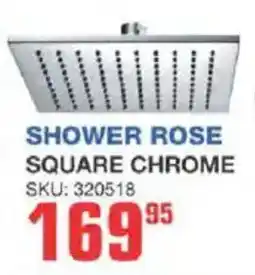Cashbuild Shower rose square chrome offer
