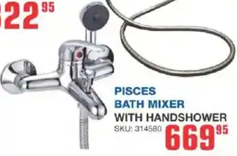 Cashbuild Pisces bath mixer with handshower offer