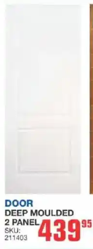 Cashbuild Door deep moulded 2 panel offer