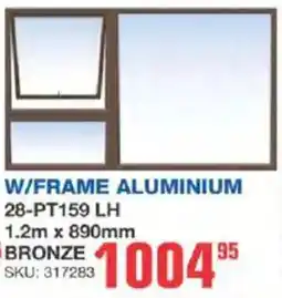 Cashbuild W/ frame aluminium offer