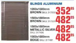 Cashbuild Blinds aluminium offer