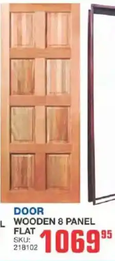 Cashbuild Door wooden 8 panel flat offer
