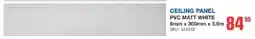 Cashbuild Ceiling panel pvc matt white offer