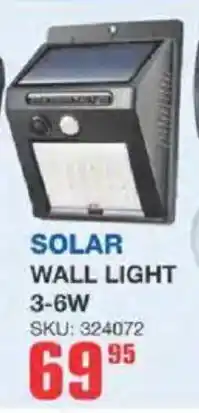 Cashbuild Solar wall light 3-6w offer