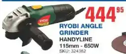 Cashbuild Ryobi angle grinder handyline offer