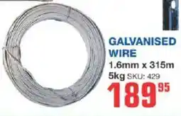 Cashbuild Galvanised wire offer
