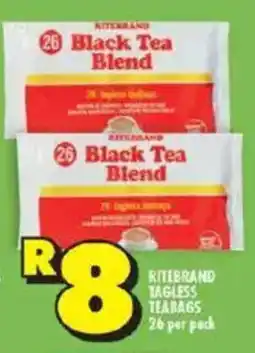Shoprite Ritebrand tagless teabags offer