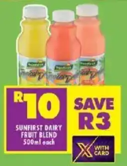 Shoprite Sunfirst dairy fruit blend offer