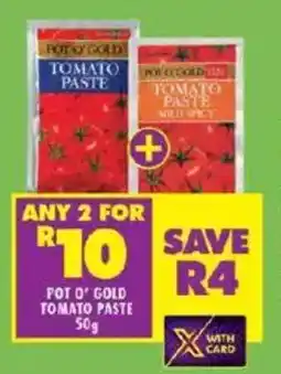 Shoprite Pot o' gold tomato paste offer