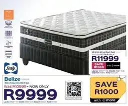 Sleepmasters Sealy Belize 152cm Queen Bed Set offer