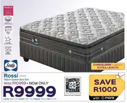 Sleepmasters Sealy Rossi 152cm Queen Bed Set offer