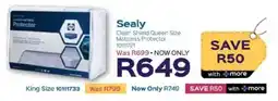Sleepmasters Sealy Clean Shield Queen Size Mattress Protector offer