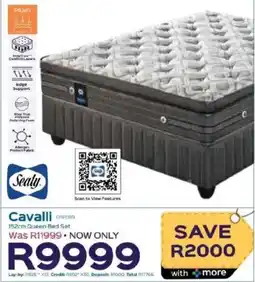 Sleepmasters Sealy Cavalli 152cm Queen Bed Set offer