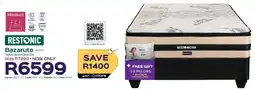 Sleepmasters Restonic Bazaruto 152cm Queen Bed Set offer