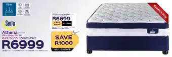 Sleepmasters Serta Athena 152cm Queen Bed Set offer