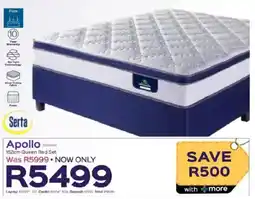 Sleepmasters Serta Apollo 152cm Queen Bed Set offer