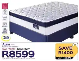 Sleepmasters Serta Aura 152cm Queen Bed Set offer