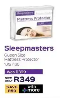 Sleepmasters Sleepmasters Queen Size Mattress Protector offer