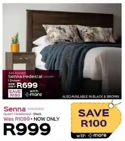 Sleepmasters Steel&Rose Senna Queen Headboard offer