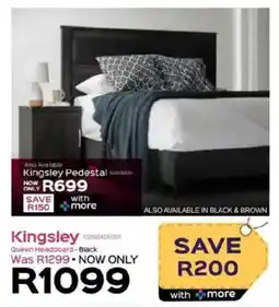 Sleepmasters Steel&Rose Kingsley Queen Headboard offer