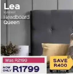Sleepmasters Lea Headboard Queen offer
