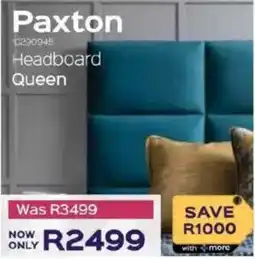 Sleepmasters Paxton Headboard Queen offer