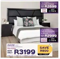 Sleepmasters Astrid Queen Headboard & Pedestals offer