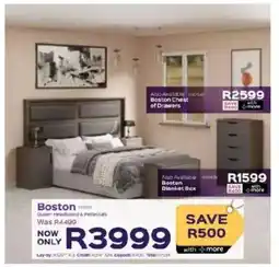 Sleepmasters Boston Queen Headboard & Pedestals offer