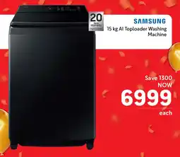 Makro SAMSUNG AI Toploader Washing Machine offer